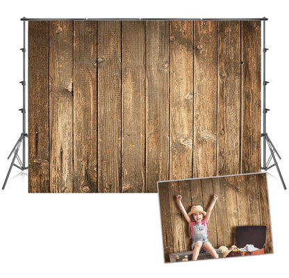 Toile de fond photo anti-rides en bois marron pour la photographie