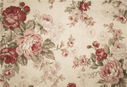 Toile de fond de photographie de portrait floral décors de nouveau-né