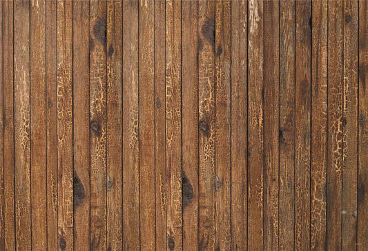 Toile de fond décors de studio photo vintage en bois marron