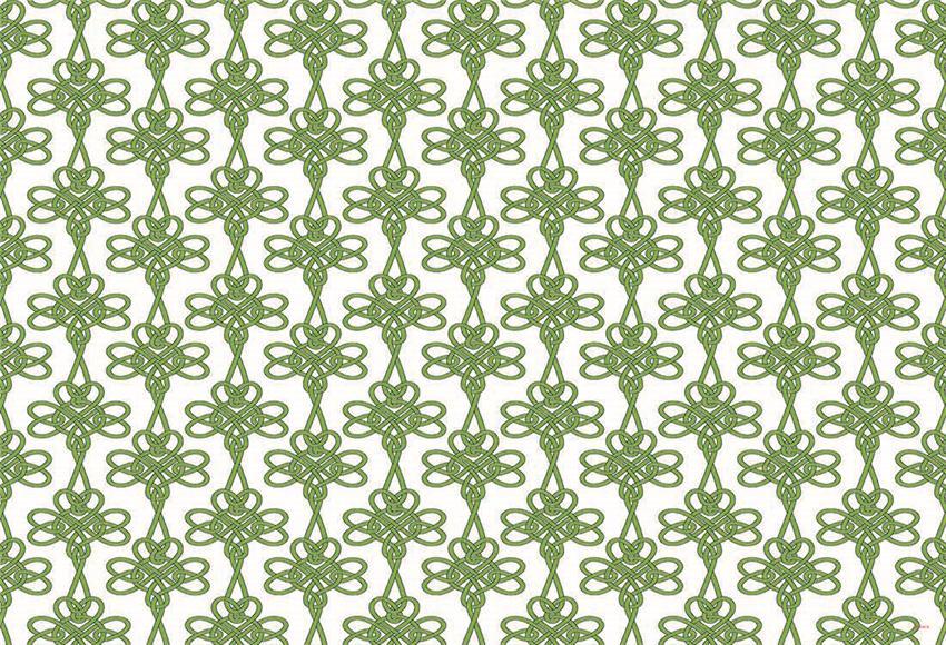 Toile de fond décors de nœud vert printemps pour la photographie