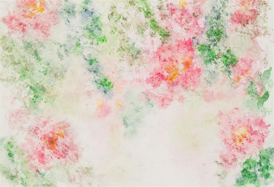 Toile de fond de portrait floral abstrait rose pour le studio