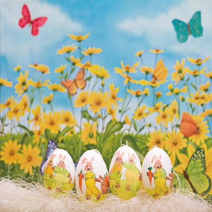 Toile de fond joyeuses Pâques printemps fleurs décors pour la photographie