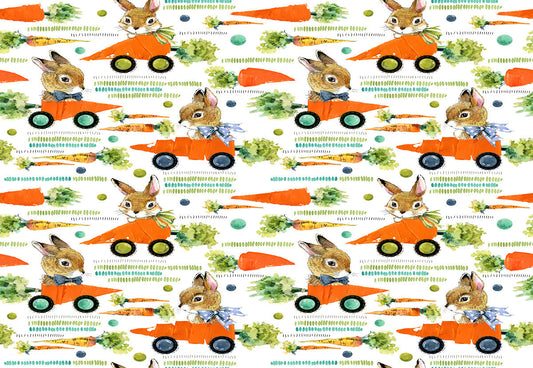 Toile de fond carotte voiture lapin Pâques photo toile de fond décors