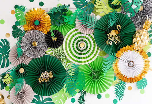 Toile de fond de mur de fleurs en papier effet 3D décors de photo de bébé pour la fête