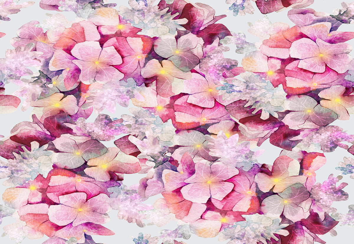 Toile de fond de photo de bébé de fleurs roses pour la photographie