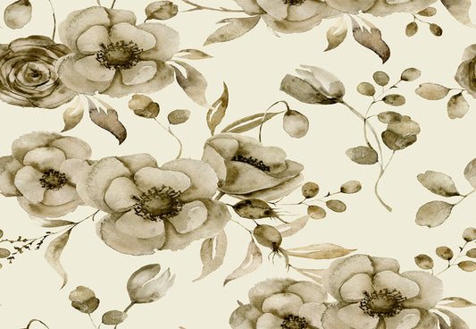Toile de fond de photographie vintage de grandes fleurs