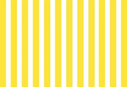 White and Yellow Stripe Fabric Photography Backdrops