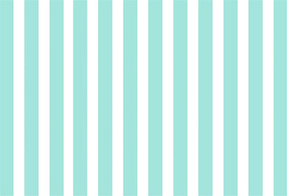 White and Mint Stripe Photo Background Backdrop