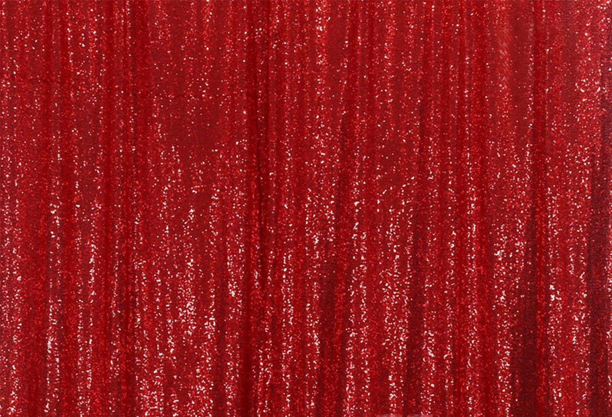 Toile de fond de photographie de paillettes rouges pour la fête