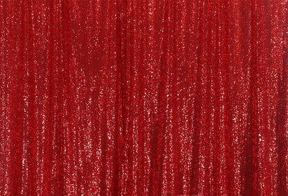 Toile de fond de photographie de paillettes rouges pour la fête