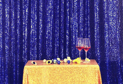 Toile de fond de photographie de paillettes bleu royal pour la fête