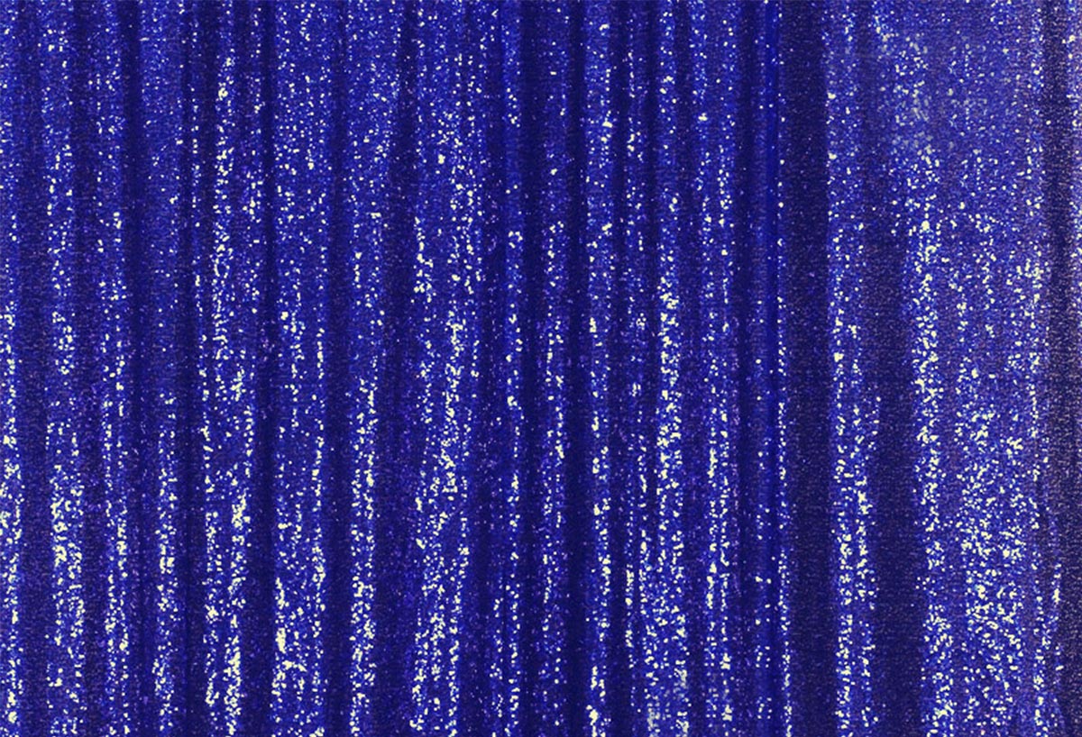 Toile de fond de photographie de paillettes bleu royal pour la fête