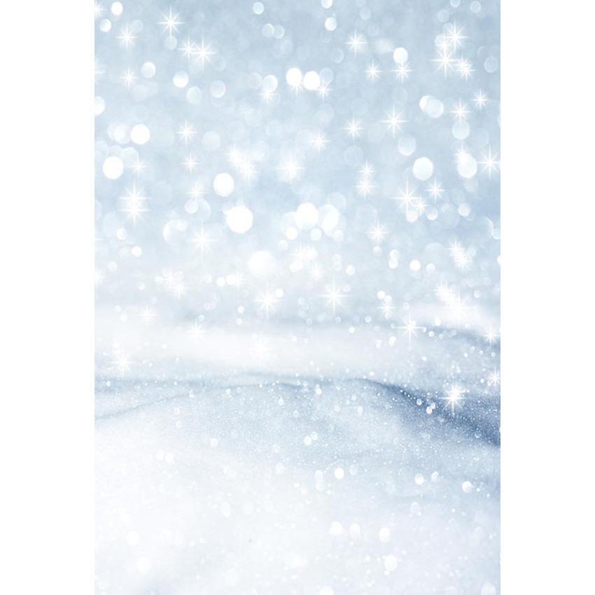 Toile de fond de la neige blanche scintille bokeh au soleil pour la photo de vacances