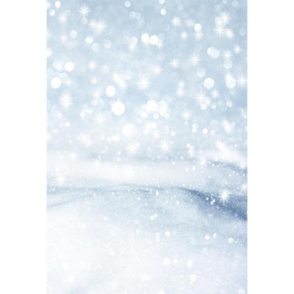 Toile de fond de la neige blanche scintille bokeh au soleil pour la photo de vacances