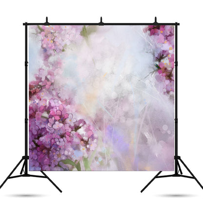 Toile de fond d'aquarelle abstraite peinture rose abricot fleur doux coloré photo SBH0027
