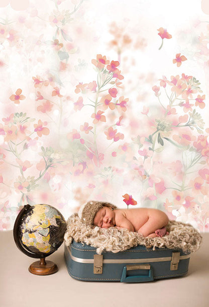 Toile de fond de demi-teintes fleurs bouquet floral abstrait arrière-plan pour la photo studio photoshoot SBH0047