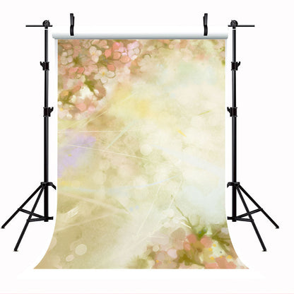 Toile de fond de peinture abstraite de photo de fleurs pressées pour le studio photo SBH0057