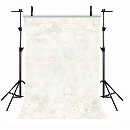 Toile de fond de photo de belle fleur d'aquarelle jaune clair pour la photographie SBH0071
