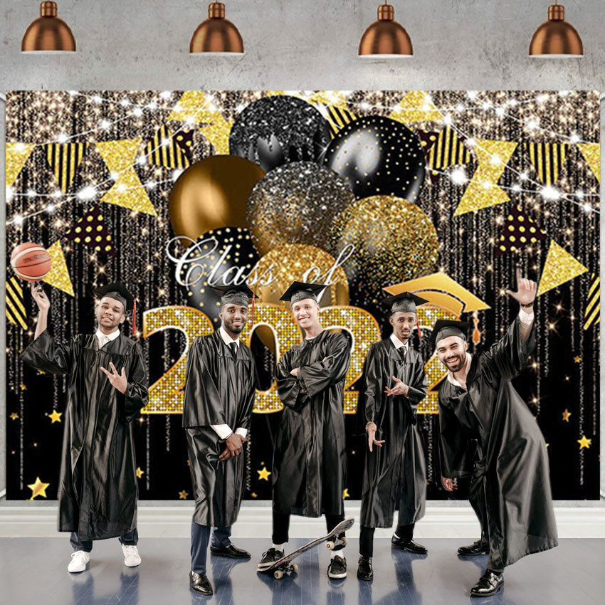 Toile de fond de fête de remise des diplômes d'éclairage de scène pour la photographie SBH0096