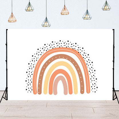 Toile de fond d'arc-en-ciel mignon bohème chambre d'enfant décoration photographie SBH0134