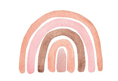 Toile de fond décos bohème d'aquarelle rose pastel bébé de photographie SBH0138