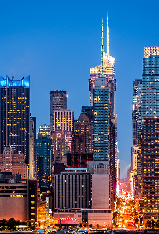 Toile de fond de panorama de l'horizon de New York de photographie SBH0312