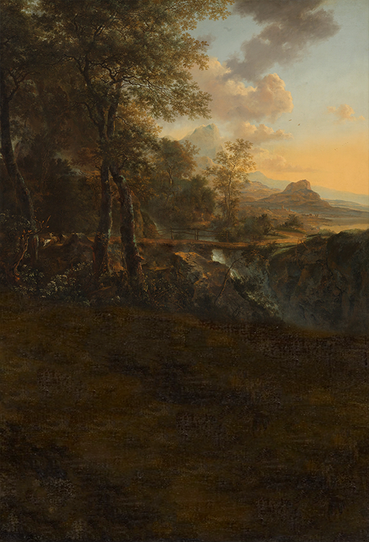 Toile de fond de peinture à l'huile rétro pour la photographie SBH0333