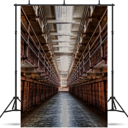 Toile de fond des cellules de la prison d'Alcatraz pour la photographie SBH0350