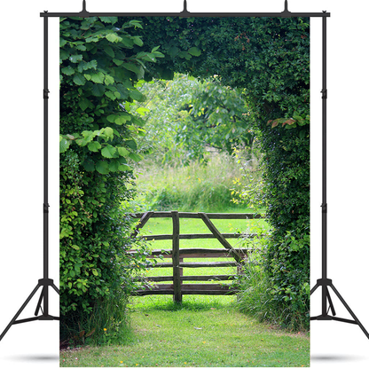 Toile de fond verte lumineuse et confortable pour la photographie de printemps SBH0356