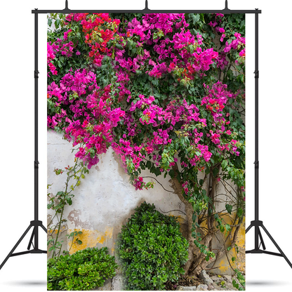 Toile de fond de fleurs violettes de printemps pour la photographie SBH0361