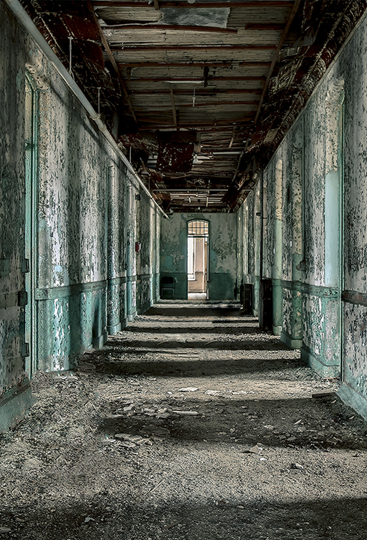 Toile de fond de l'intérieur des installations psychiatriques pour la photographie SBH0371