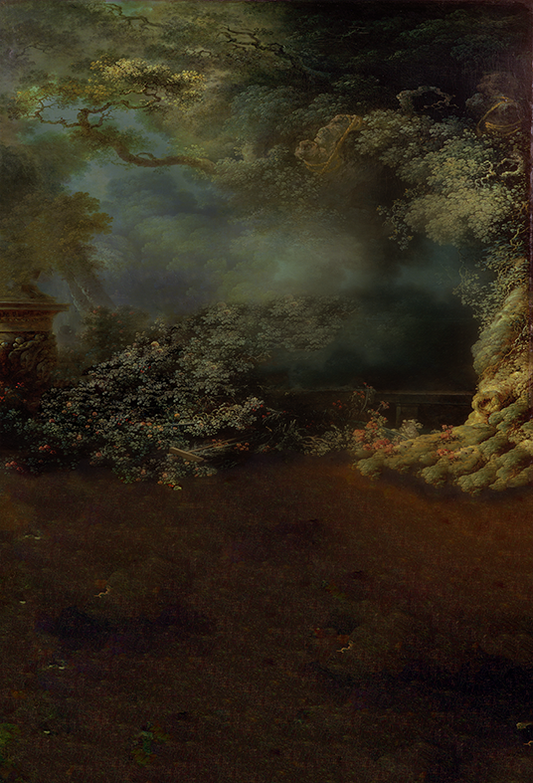 Toile de fond de peinture à l'huile féerique fantastique pour la photographie SBH0408