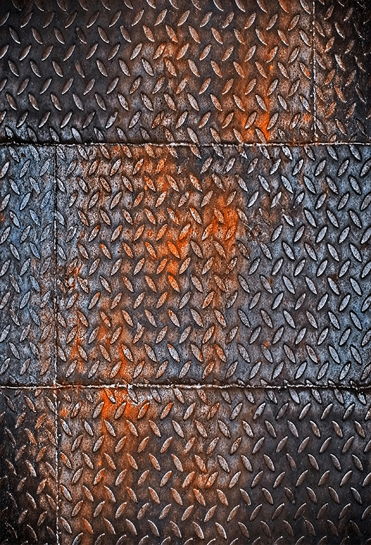 Toile de fond de photographie de texture en métal de diamant rouillé SBH0422