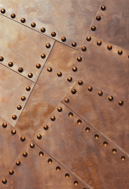 Toile de fond en métal brun superposé pour la photographie SBH0429