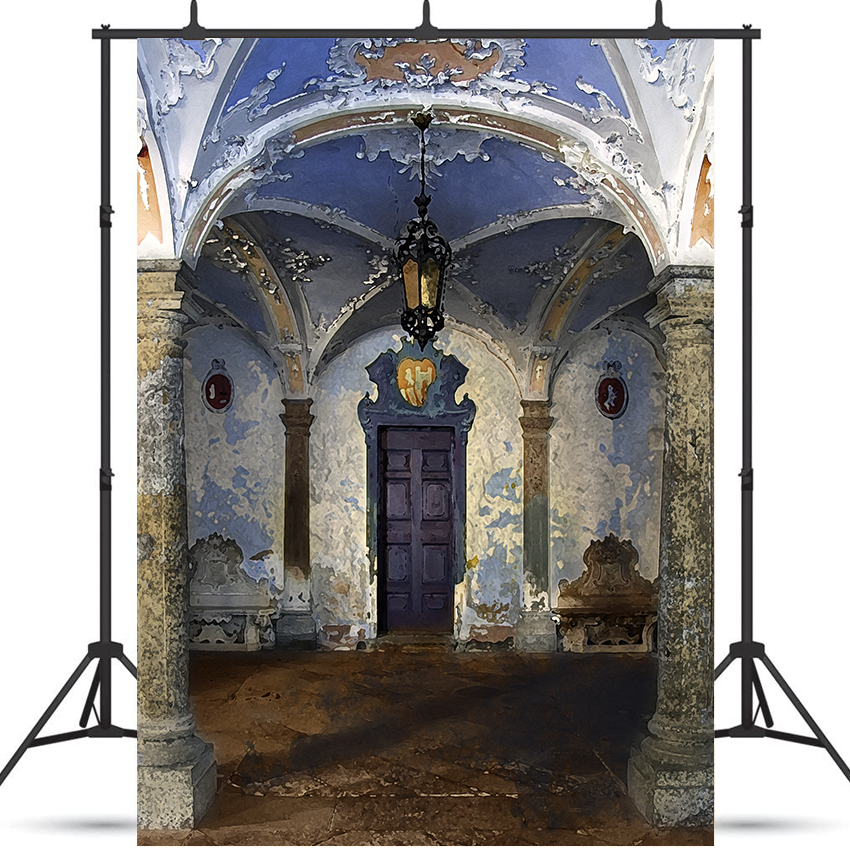 Toile de fond de salle vide historique pour la photographie SBH0443