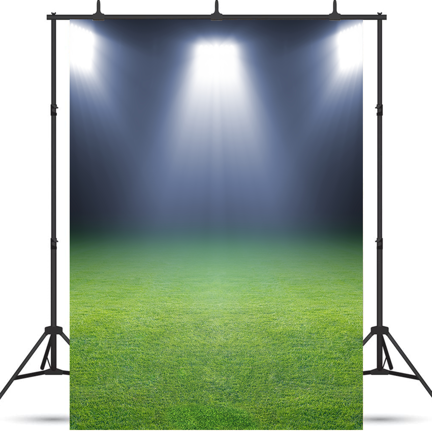Toile de fond de terrain de football vert pour photo SBH0458