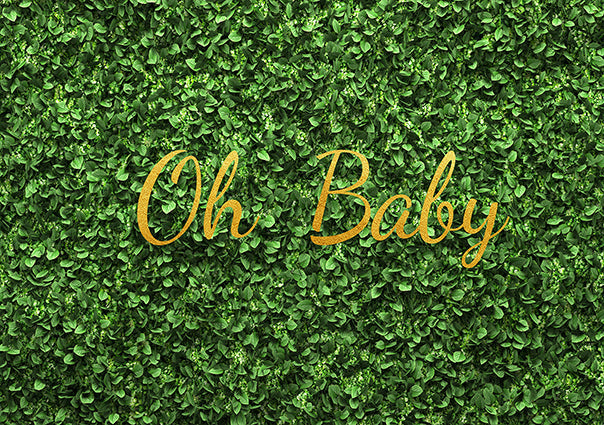 Toile de fond de photographie vert foncé pour le bébé