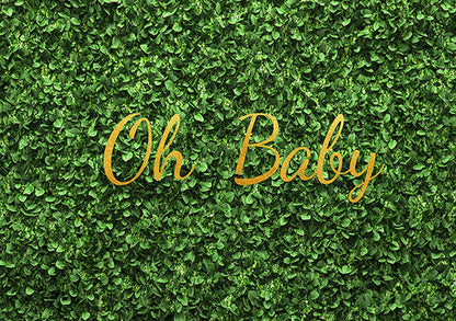 Toile de fond de photographie vert foncé pour le bébé