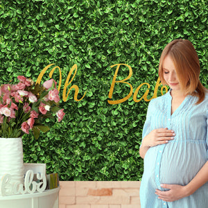 Toile de fond de photographie vert foncé pour le bébé