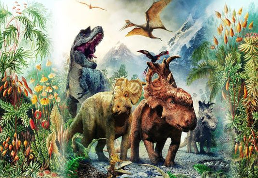 Toile de fond de photographie de dinosaure de studio photo TKH1827