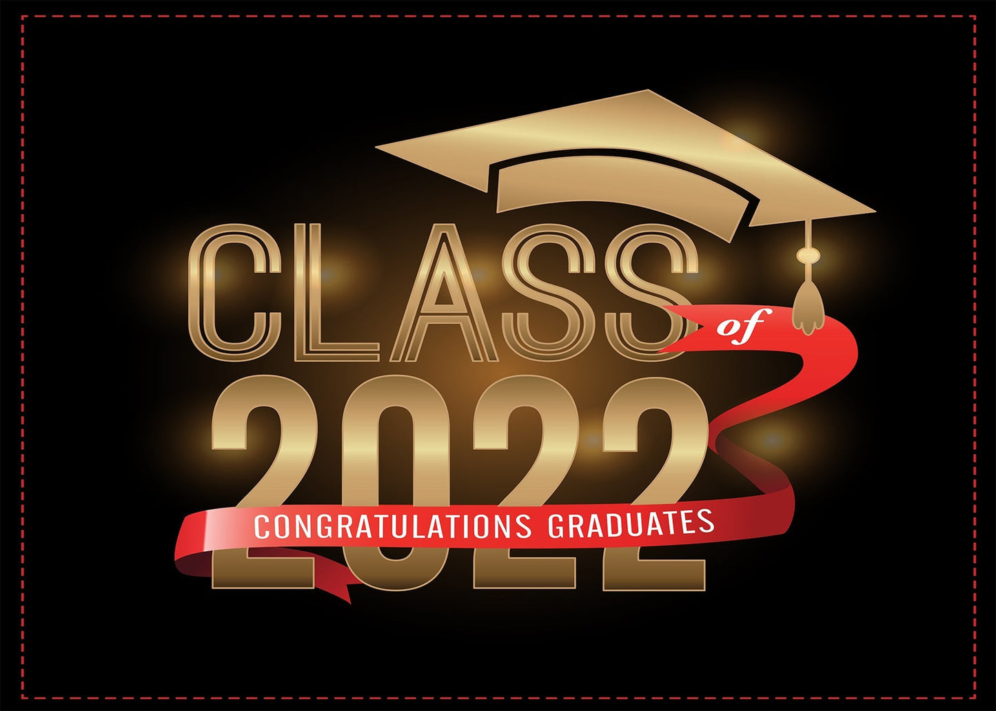 Toile de fond de fête de remise des diplômes marron 2022 de photographie TKH1851