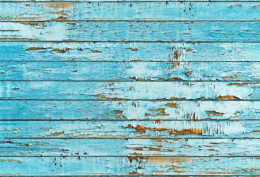 Toile de fond décors de studio photo mur bois bleu vintage pour la photographie